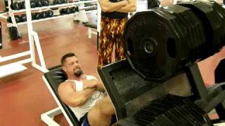 Leg Press  1500 lbs plus sled 9 reps [upl. by Mcallister]