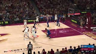 CLE Cavaliers vs NY Knicks  JBL S6 2K24 MyLeague Game155 [upl. by Oicnedurp]