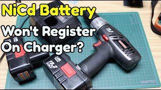 HOW TO REVIVE A NiCd DRILL BATTERY THAT WON’T CHARGE [upl. by Leemaj]