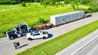 145 feet long First trip in the Peterbilt 389 [upl. by Noled]