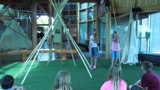 Wanuskewin Heritage Park quotA Tipi Raising Adventurequot [upl. by Portugal]