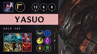 Yasuo Top vs Zilean Rampage  EUW Challenger Patch 1421 [upl. by Wexler775]