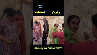 Puttakkana makkalu Serial Sneha VS Lakshmi Baramma serial Lakshmi without make up 💞 insta reel [upl. by Dnalloh]