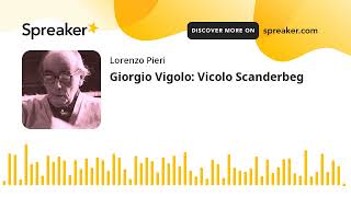 Giorgio Vigolo Vicolo Scanderbeg [upl. by Nosredneh]