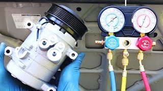 How to Replace an AC Compressor in your Car [upl. by Beedon]