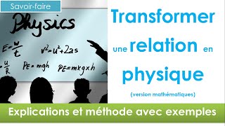 Transformer une relation version maths 📐  mathématiques collège niveau 5ème et plus [upl. by Blanchard]