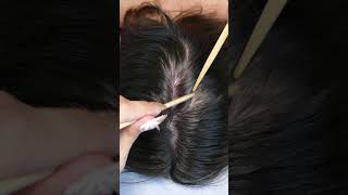 ASMR Super ATTENTIVE Scalp Check and NITPICKING with NAILS Real Person shorts short asmr [upl. by Ecirual]