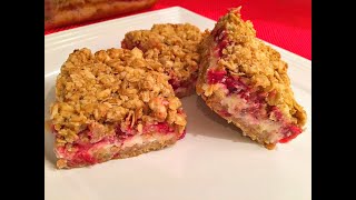 Cranberry Cream Cheese Crisp Recipe 😍 • Sweet Solution for Cranberry Sauce Leftover 😉  Episode 78 [upl. by Greenlee757]