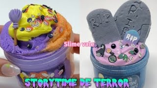 Historia🤯 storytime de terror y slime de fondo ✨🌈 [upl. by Htebarual]