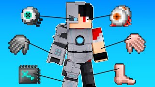 P3DRU é um CYBORG DO FUTURO no Minecraft [upl. by Ahsineb]