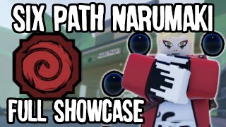 Narumaki Six Paths FULL SHOWCASE  Shindo Life Six Paths Narumaki Full Showcase [upl. by Frost]