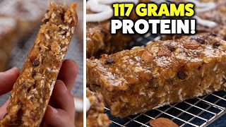 Easy Homemade Protein Bars  5 Ingredients [upl. by Hildy690]