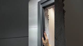 Sliding door outer edge fixing process [upl. by Nirhtak]