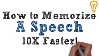 How to Memorize a Speech [upl. by Dann]