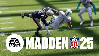 Drake Maye’s Patriots Clash with Tyreek Hill’s Dolphins in Week 12 Madden 25 Sim [upl. by Repinuj]