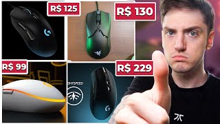 TOP 5 MELHORES MOUSES PARA COMPRAR PRIMEIRO 🏆 [upl. by Nawoj]