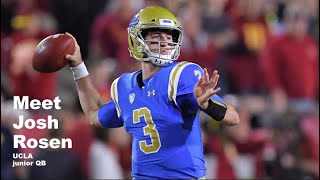 Josh Rosen NFL Draft 2018 video profile [upl. by Mackie]