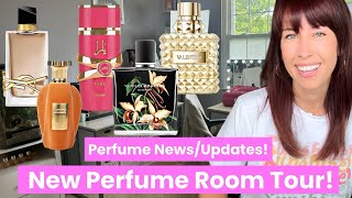 NEW PERFUME RELEASES ROOM TOUR newperfumes newreleases roomtour fragranceobsessed [upl. by Eelrebma679]