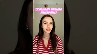 Technique for enhancing persuasiveness🎀 psyhcology advice business success tips [upl. by Emmalyn]