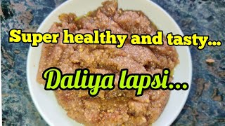 Daliya  lapsi recipe  fada lapsi recipe  broken wheat laapsi recipe easyrecipe [upl. by Uoliram]