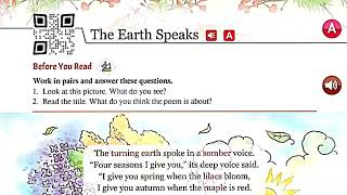 The Earth Speaks Poem by Lenore hetrick in hindi of class 4 gulmohar English reader icse [upl. by Ulane783]