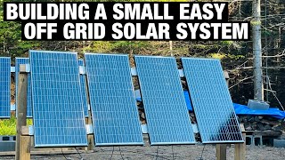 Building a Small OFF GRID Solar System [upl. by Imelda]