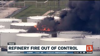 Texas Refinery Fire [upl. by Scotti]