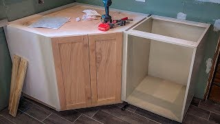 How I made a Kitchen Corner Cabinet  NewAir G73 Review [upl. by Gwenore]