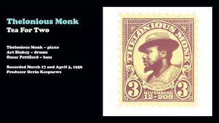 Thelonious Monk  Tea for Two 1956 [upl. by Sherlocke900]