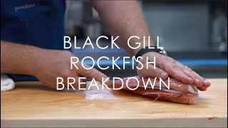 How to fillet a Rockfish  by star chef Michael Cimarusti [upl. by Arata]