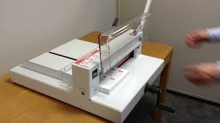 Triumph 4305 Paper Cutter by MBM [upl. by Jairia]