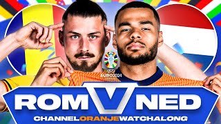 Netherlands vs Romania EURO2024 WATCHALONG [upl. by Linneman]