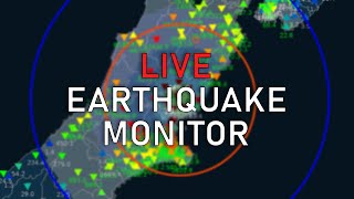 Live Earthquake Monitoring on GlobalQuake [upl. by Buke149]