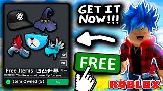 5 FREE ITEMS ALL NEW ROBLOX PROMO CODES 2021 FREE ROBUX ITEMS IN OCTOBER WORKING ROBLOX [upl. by Smith100]