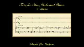 Trio for Oboe Viola and Pianoforte in Eb 23  Daniel Léo Simpson [upl. by Jillana]