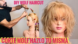 Corte wolf Hazlo Tu Misma  DIY WOLF HAIRCUT [upl. by Maury]