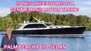 US6 Million Palm Beach PB70 Sedan Boat Walkthrough [upl. by Ethelind]