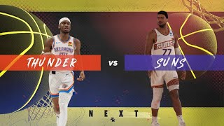 Okc vs Suns game 1 PLAYOFFS [upl. by Alian]