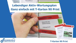 Aktiver Wartungsplan T Karten 90 Print gross [upl. by Antonina]