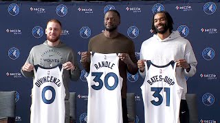 LIVE  Timberwolves new player press conference [upl. by Crystal97]