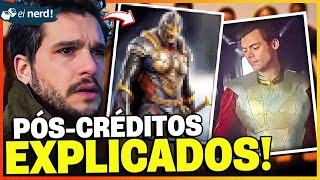 ETERNOS CENAS PÓS CRÉDITO EXPLICADAS IRMÃO DO THANOS E CAVALEIRO NEGRO [upl. by Aniahs]