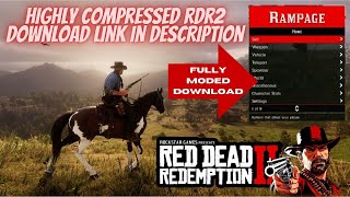 highly compressed  full mode pc game RDR 2  Pc Gameplay pcgaming rdr2 rdr2mods sports rdr [upl. by Anirret]