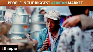 Mercato  the biggest Market in Africa Adis Ababa  Ethiopia  EP2 [upl. by Acihsay]