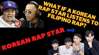 KOREAN Rap Star First Time Listening to Filipino Rap Music Gloc9 ft Flow G Halik [upl. by Zel]