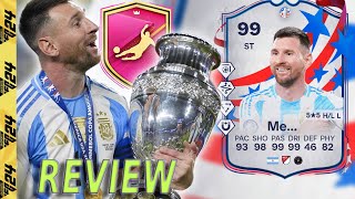 EL MEJOR SBC DEL JUEGO 99 LIONEL MESSI COPA AMERICA TOTT EA FC 24 REVIEW [upl. by Hudson]