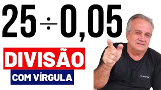 DIVISÃO COM VÍRGULA [upl. by Anirahc307]