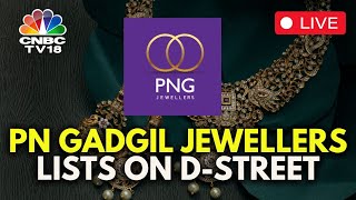 PN Gadgil Jewellers IPO Listing LIVE  PN Gadgil Jewellers Shares List On Dalal Street  N18L [upl. by Ardnatal]