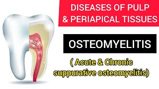 OSTEOMYELITIS ACUTE amp CHRONIC SUPPURATIVE [upl. by Llerryt429]