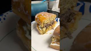 Momma makes a 10000 calorie burger 😳😂 joshsmom joshandmomma [upl. by Aridnere]