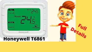 Honeywell Thermostat T6861 Full Parameters details honeywell T6861 unique [upl. by Amando]